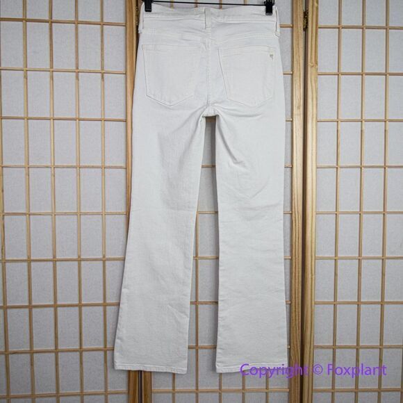 NEW Madewell Kick Out Crop Jeans in pure white, 24 - Picture 8 of 16
